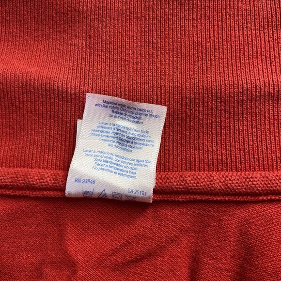 GILDAN Active Wear Ultra Cotton Collared Short Sleeve Shirt Men Large Red Used - Picture 15 of 16